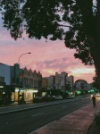Street At Dawn In Sydney Australia