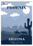 Travel Poster Phoenix Arizona