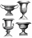 Vases Old Vintage Illustration