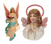 Victorian Angel Art Clipart