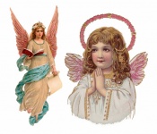 Victorian Angel Vintage Art