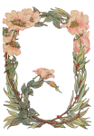 Vintage Floral Frame Clipart