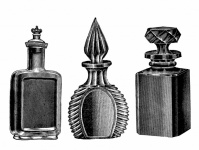 Vintage Perfume Cologne Clipart