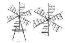 Wind Power Pinwheel Windmill Old