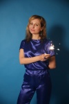 Woman, Sparklers, Holiday, Sparks,
