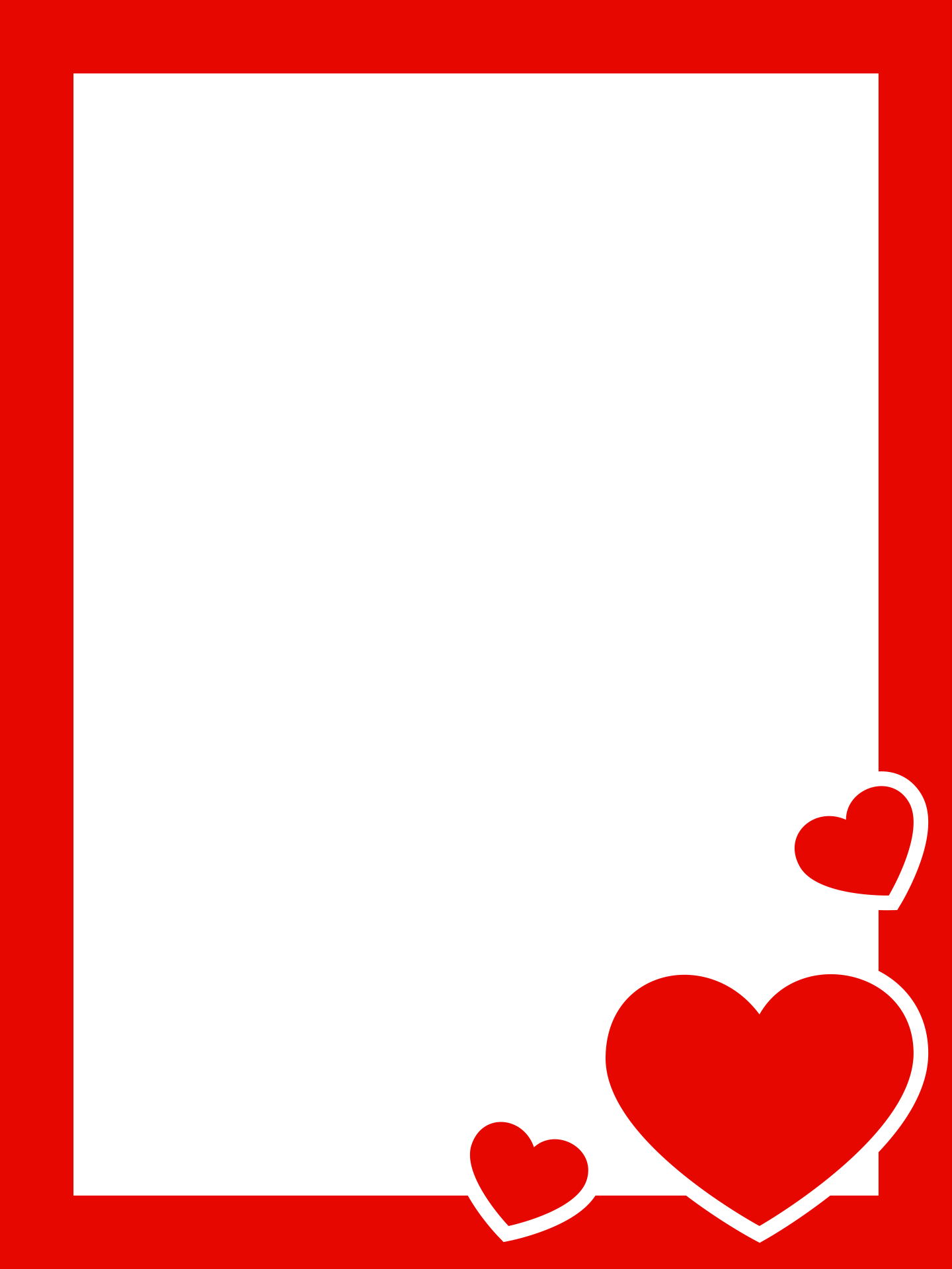 Red Heart Frame
