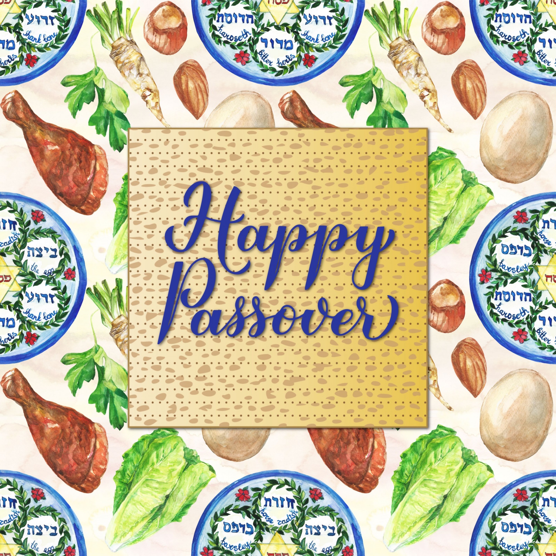 Passover Greeting Poster