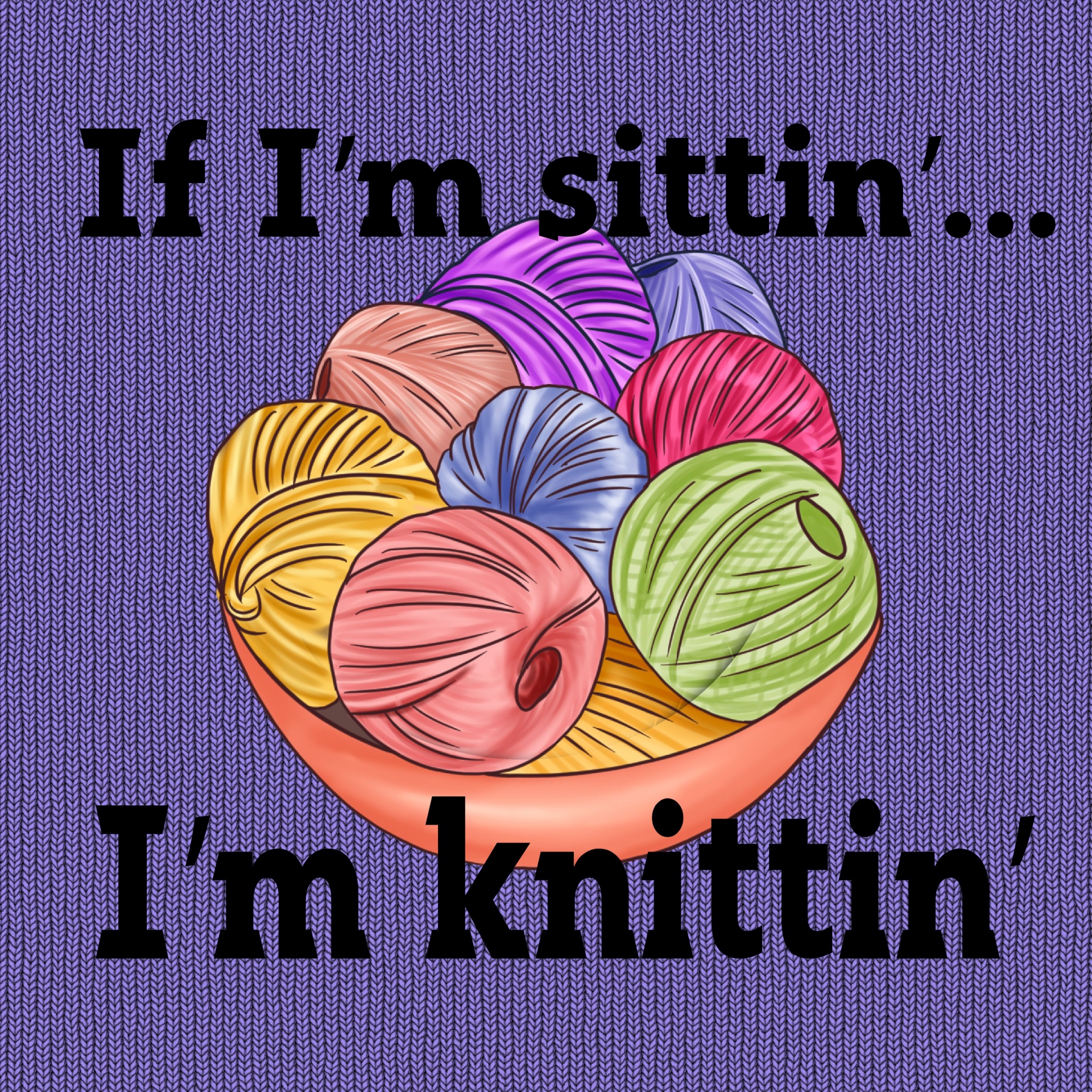 Knitting Poster