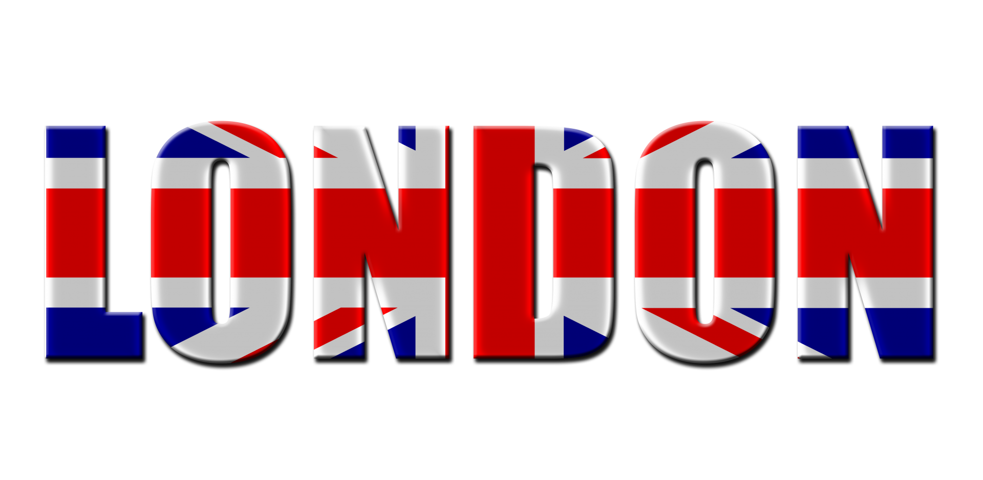 London Union Jack Word