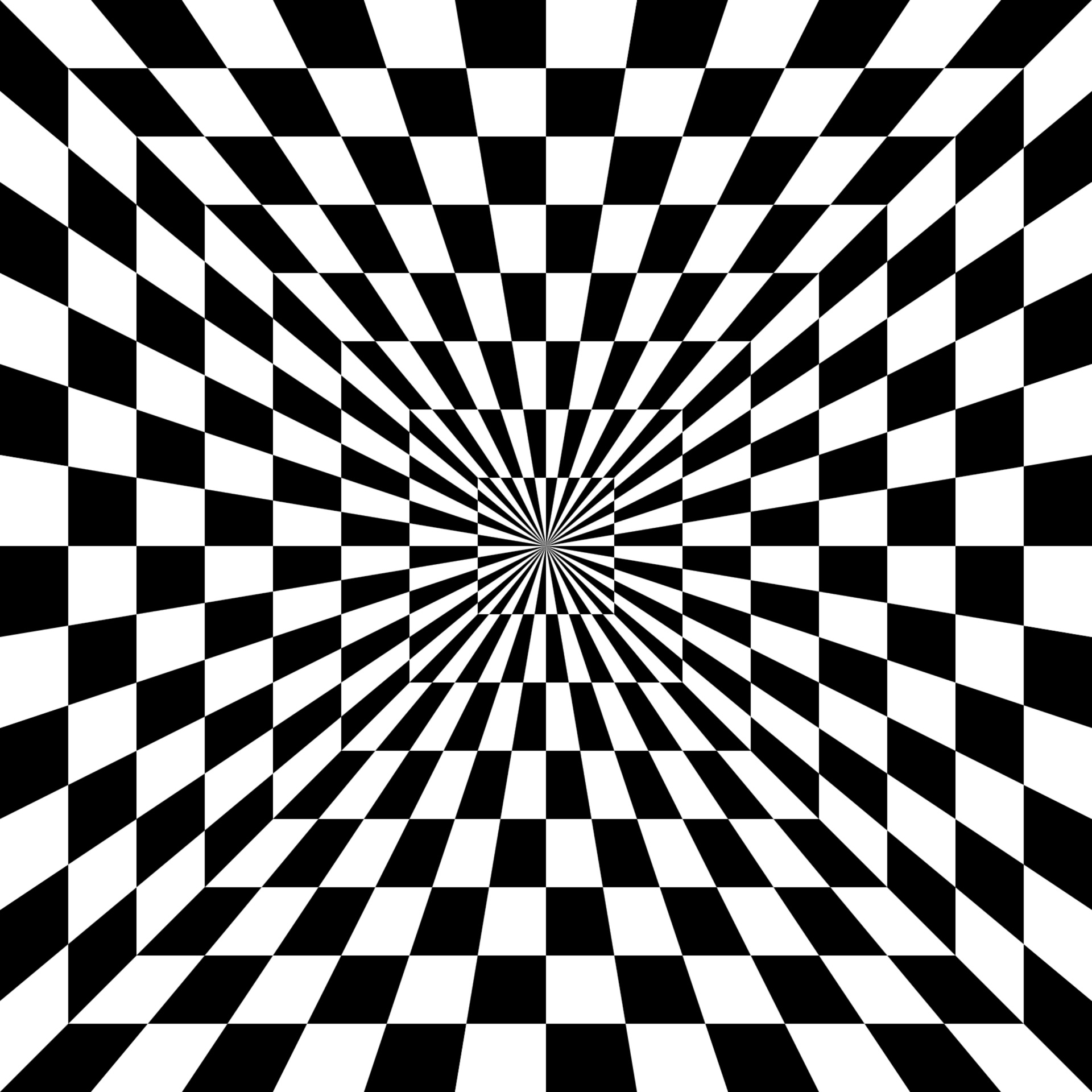 Optical Illusion Deception Pattern