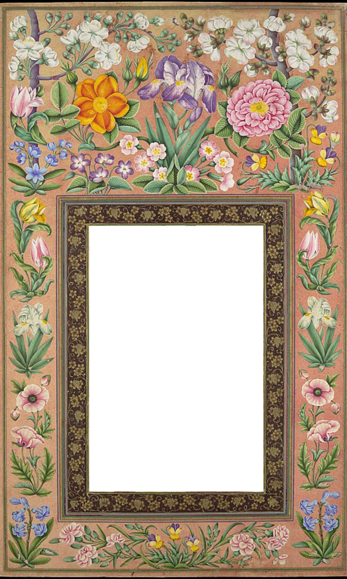 Vintage Floral Frames Clipart