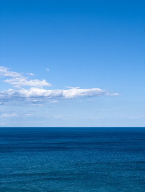 Blue Sea And Sky Background Free Stock Photo - Public Domain Pictures