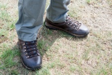 A Pair Of Hiking Boots And Longs