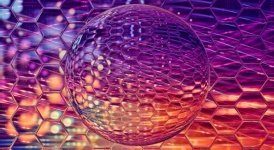 Abstract Background Glass Sphere