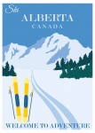 Alberta, Canada Travel Poster
