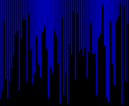 Blue Drips Pattern Background