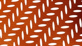 Brown White Oval Pattern Background