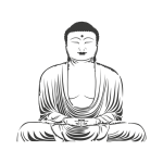 Buddha Meditating Clip Art
