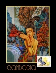 Cambodia Travel Poster