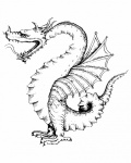 Clipart Dragon Vintage Art