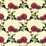 Floral Wallpaper Vintage Pattern