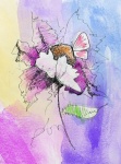 Flower, Watercolor, Bud, Pink
