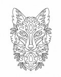 Fox Decorative Drawing Clipart