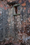 Frame Over A Gap In Crumbling Wall