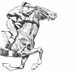 Horse Racing Jockey Vintage