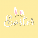 Happy Easter Card Illustration