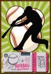 Vintage Baseball Poster