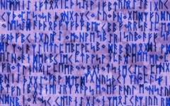 Glyphs Letters Background