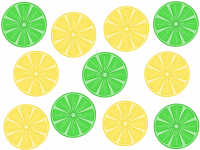 Lemons And Limes Illustration