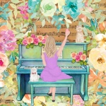 Woman At The Upright Piano