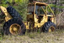 Grunge Rusty Abandoned Tractor