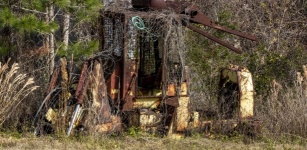 Grungy Abandoned Tractor