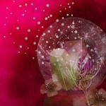 Fantasy Crystal Dandelion Sphere