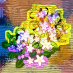 Floral Digital Art Illustration