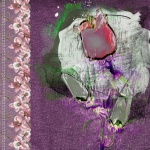 Abstract Rose Canvas Lace Image