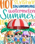 Summer Subway Gnome Poster