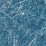 Ice Skates Scratched Ice Background