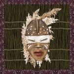 African Mask Digital Art