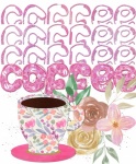 Floral Coffee Poster