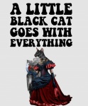 Black Cat Photocollage Funny