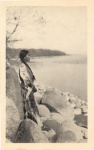 Indian Girl Near Lake