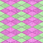 Checkered Rhombus Art Pattern