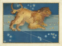 Leo Vintage Zodiac Art