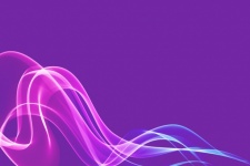 Glowing Ribbons Neon Background