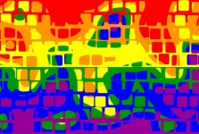 LGBT Colors Background Abstract
