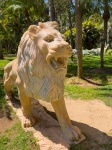 Lion Statue In The Park
